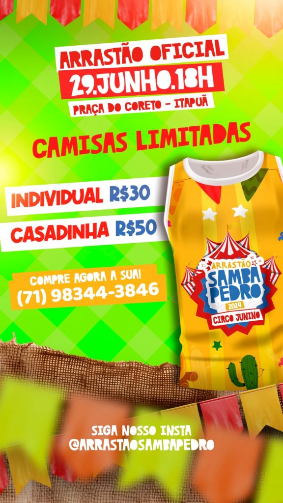 flyer samba pedro